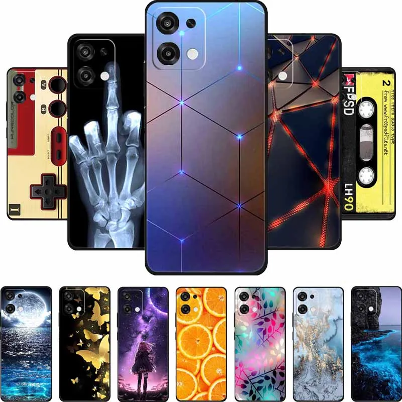 Per Oppo A6 Pro 5G Custodia A 6 Pro Coque Custodia morbida in silicone nero per OPPO A6 Pro 2025 Custodia per telefono CPH2781 A6Pro Funda