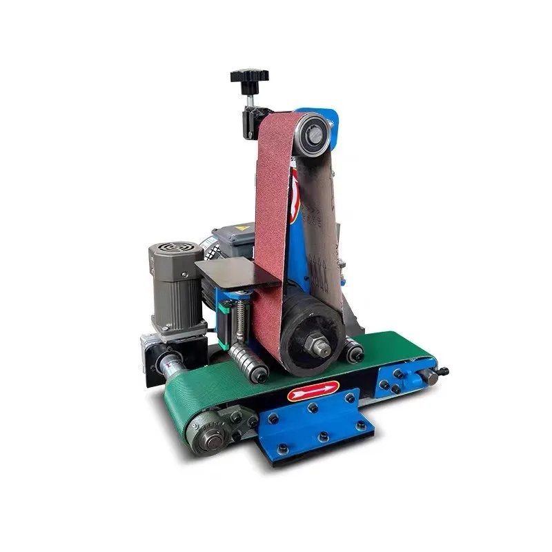 Poliermaschine für Metallplatten, kleines automatisches Laserschneiden, Entgraten, schwarzes Hautschleifen Image