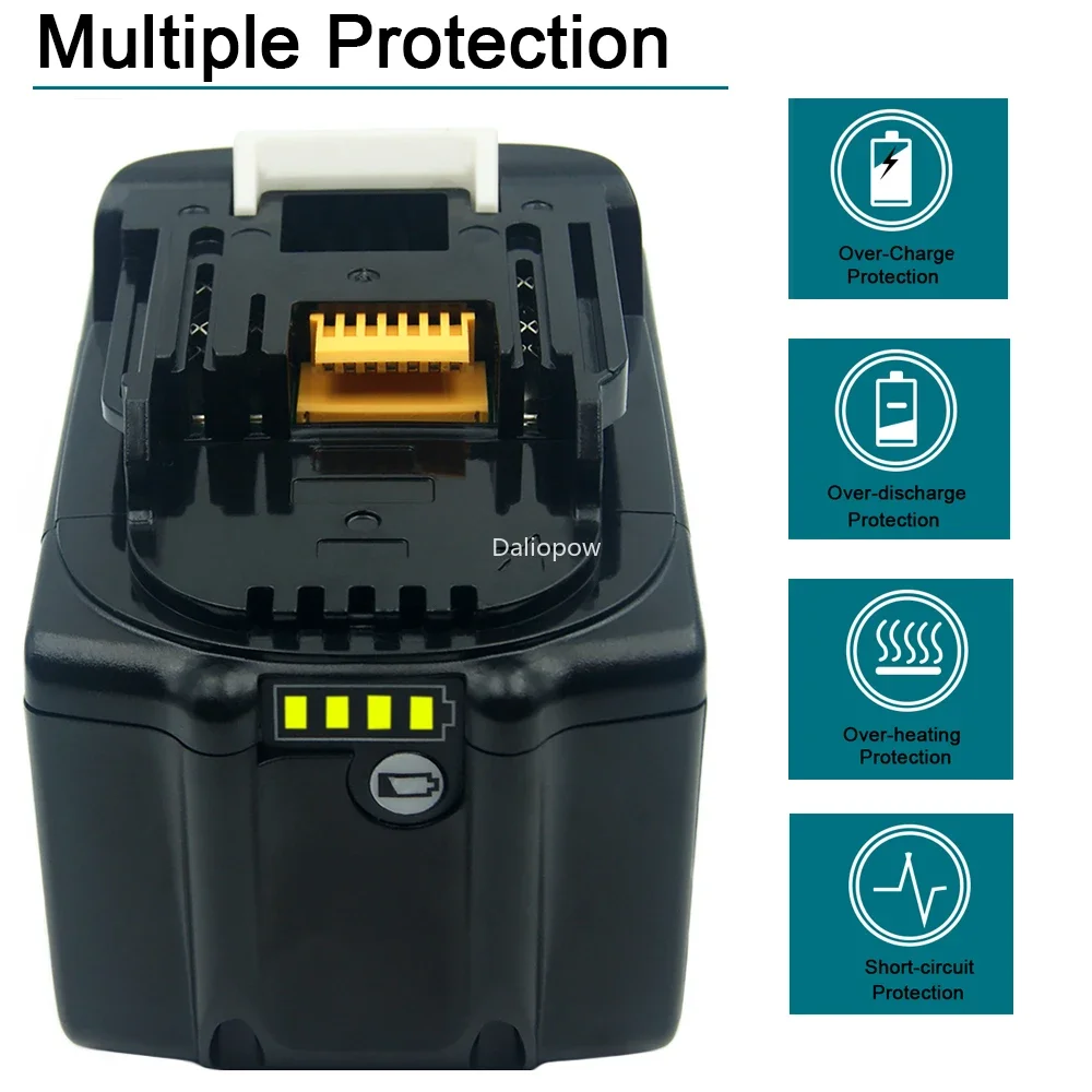 BL1890 18 V 9,0 Ah Li-Ionen-Ersatzakku für Elektrowerkzeuge für Makita BL1860 BL1840 BL1850 BL1830 LXT400 mit 15 Zellen Image