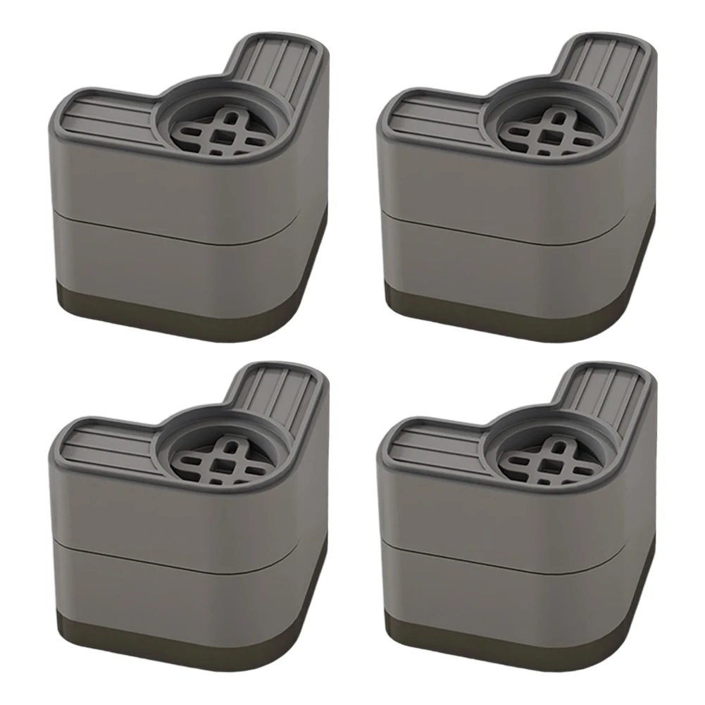 4pcs Washing Machine Height-increasing Pad Vibration Damper Non-Slip Noise Reduction Stop Pad For Washing Machine Accessory
