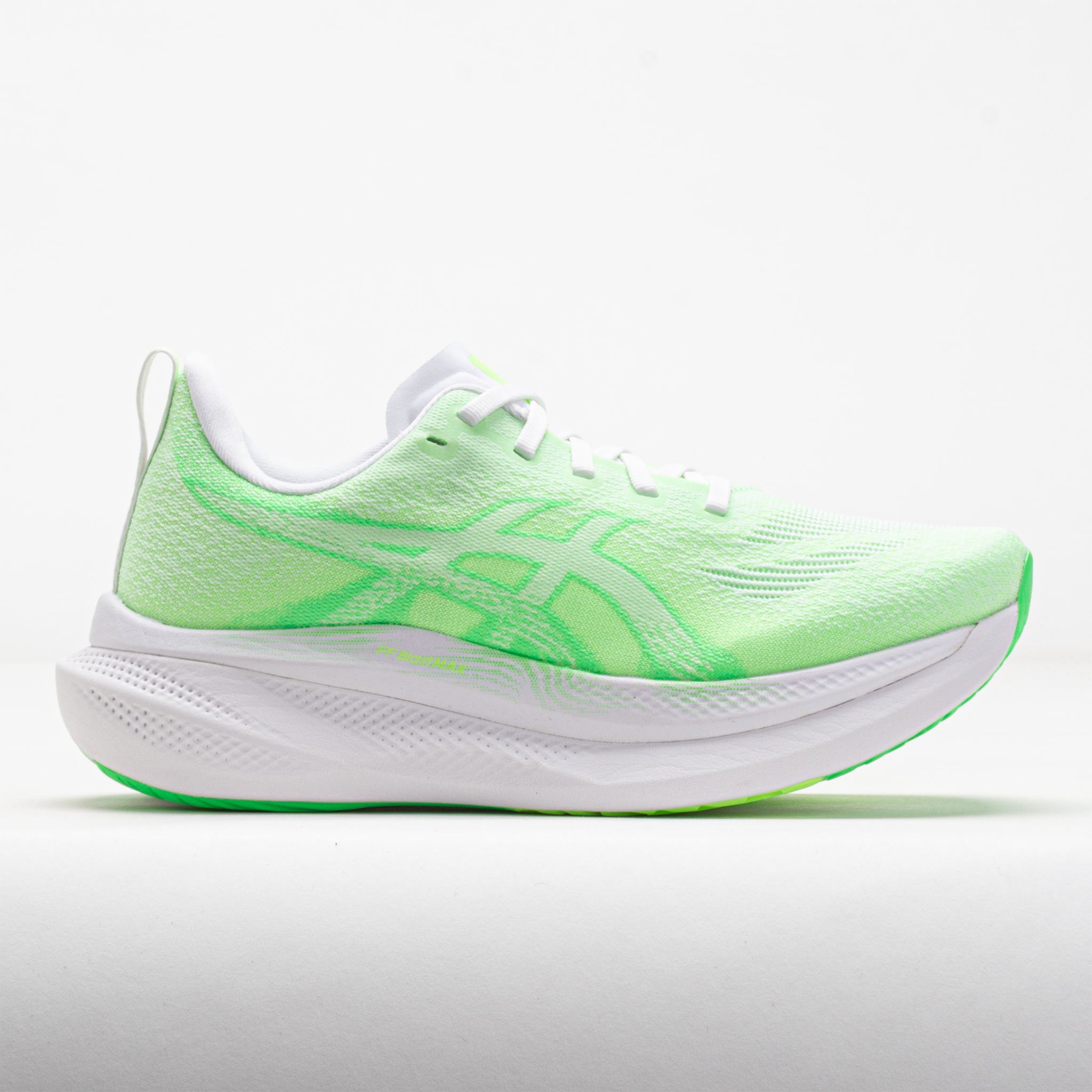 ASICS Glideride Max 2 Women's Running Shoes White/Vital Green