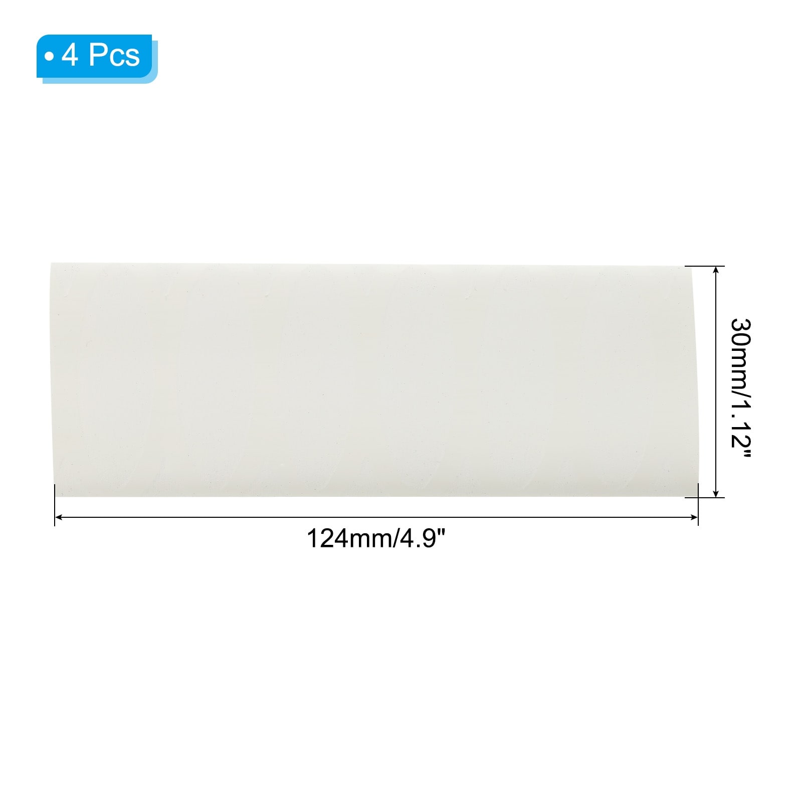 4PCS Cutting Knife Handle Heat Shrink Sleeve, Oval Pattern