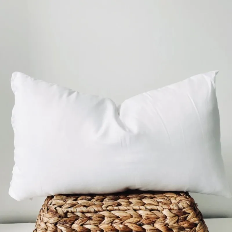 30 x 50 cm, 35 x 55 cm, 45 x 45 cm, 50 x 50 cm, weißer dekorativer Kisseneinsatz, weiche, flauschige, pralle Kissenpolster, Wurfkisseneinsätze, Kissen innen