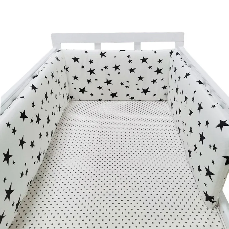 Baby Krippe Stoßstange Chichonera Kinderbett Schutz Infant Coon Kinderbett Surround Barrieren Neugeborene Um Kissen Geflecht Cunas Para Image