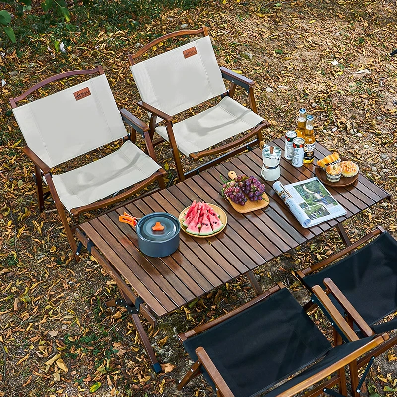 Gianxi Outdoor Klappstuhl Tragbarer Camping Kemet Stuhl Massivholz Angelstuhl Maza Picknick Campingstuhl