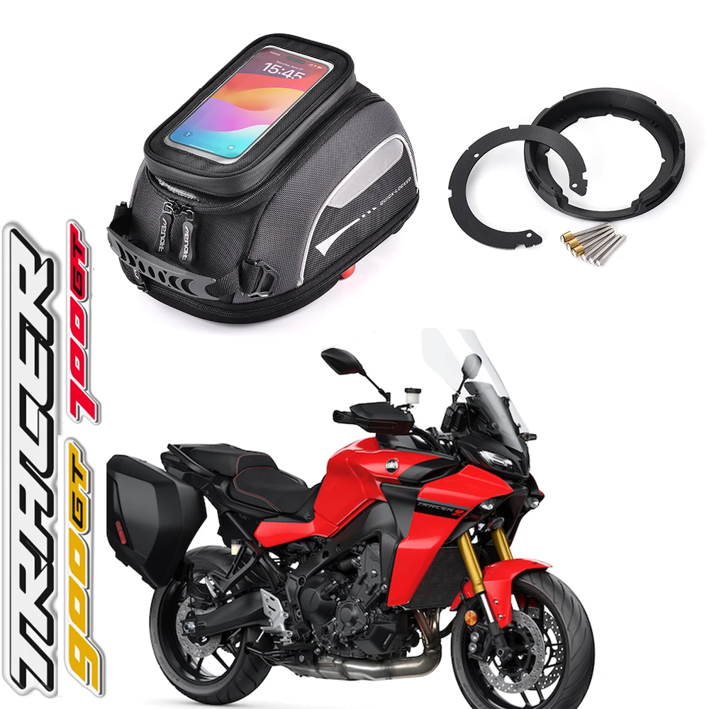 Per YAMAHA Tracer900/GT 700 9/9GT MT-10 Moto Borsa del serbatoio del carburante a sgancio rapido Borsa magnetica impermeabile per moto Borsa del serbatoio del carburante