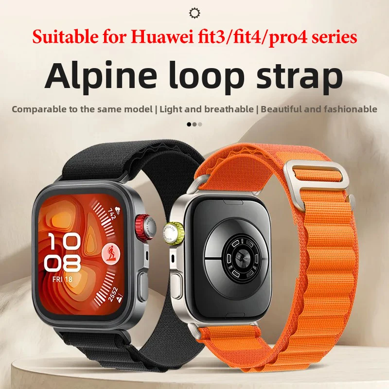 Per huawei watch fit3 cinturini fit 2 cinturino fit 4 per galaxy fit 3 accessori cinturino per orologi cinturino orologio in nylon fit 4 pro cinturino