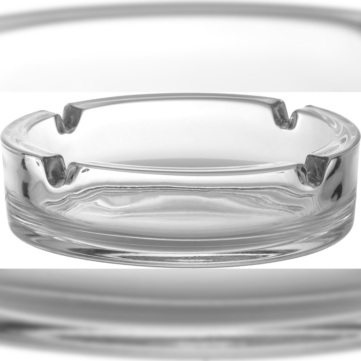 METRO PROFESSIONAL Aschenbecher, Glas, Ø 10.5 x 3.2 cm, 6 Stück Image