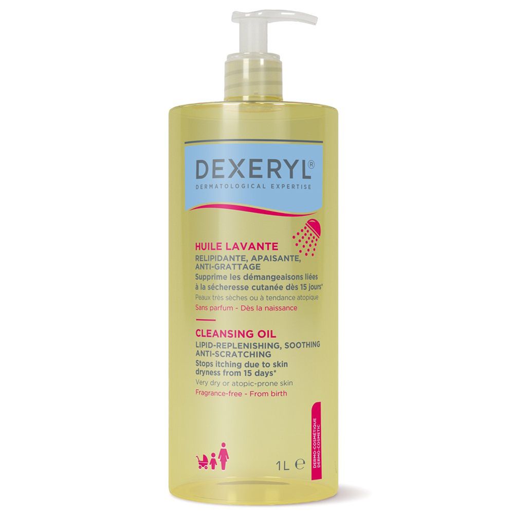 DEXERYL Olio Lavante Pelle Secca/Secca a Tendenza Atopica Viso e Corpo