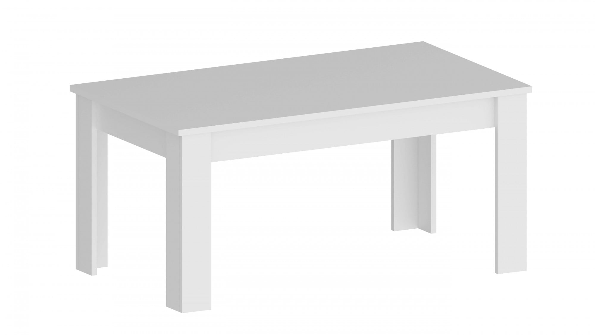 Esstisch INOSIGN "JESI", weiß (weiß hochglanz, weiß hochglanz, weiß hochglanz), B:160cm H:75cm T:90cm, Tische, Esstisch