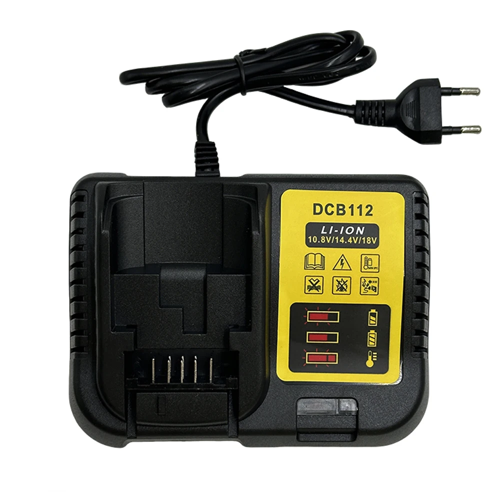 2A DCB112 Lithium-Batterie-Ladegerät für Dewalt 10,8 V 14,4 V 18 V 20 V DCB206 DCB205 DCB204 DCB203 DCB120, DCB107 DCB115 Image