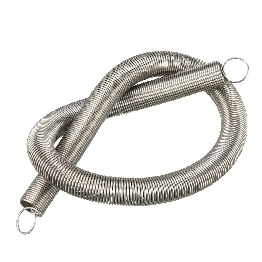 Erweiterte Zugfeder, freie Länge 300 mm, kleine Doppelhaken-Zugfeder aus Edelstahl für den industriellen Maschinenbau Image
