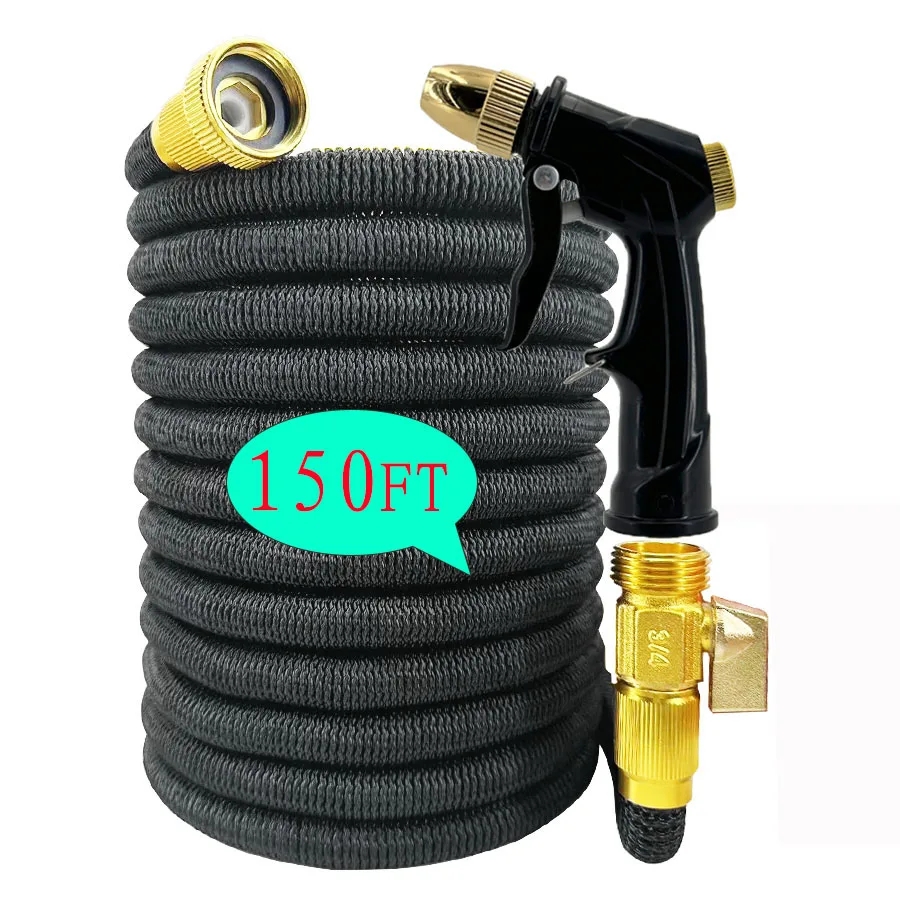 Beste Verkauf Garten Schlauch Flexible Schlauch Garten Bewässerung Rohr Doppel Latex Hochdruck Auto Waschen Schlauch Gärten Liefert Bewässerung Image