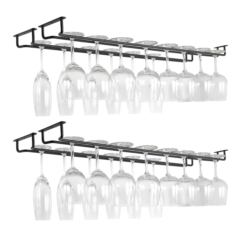 Möbel Nützliche Eisen Wein Rack Glas Halter Hängen Bar Aufhänger Regal Wein Glas Rack Stehen Papier Rollen Halter für Home Organizer