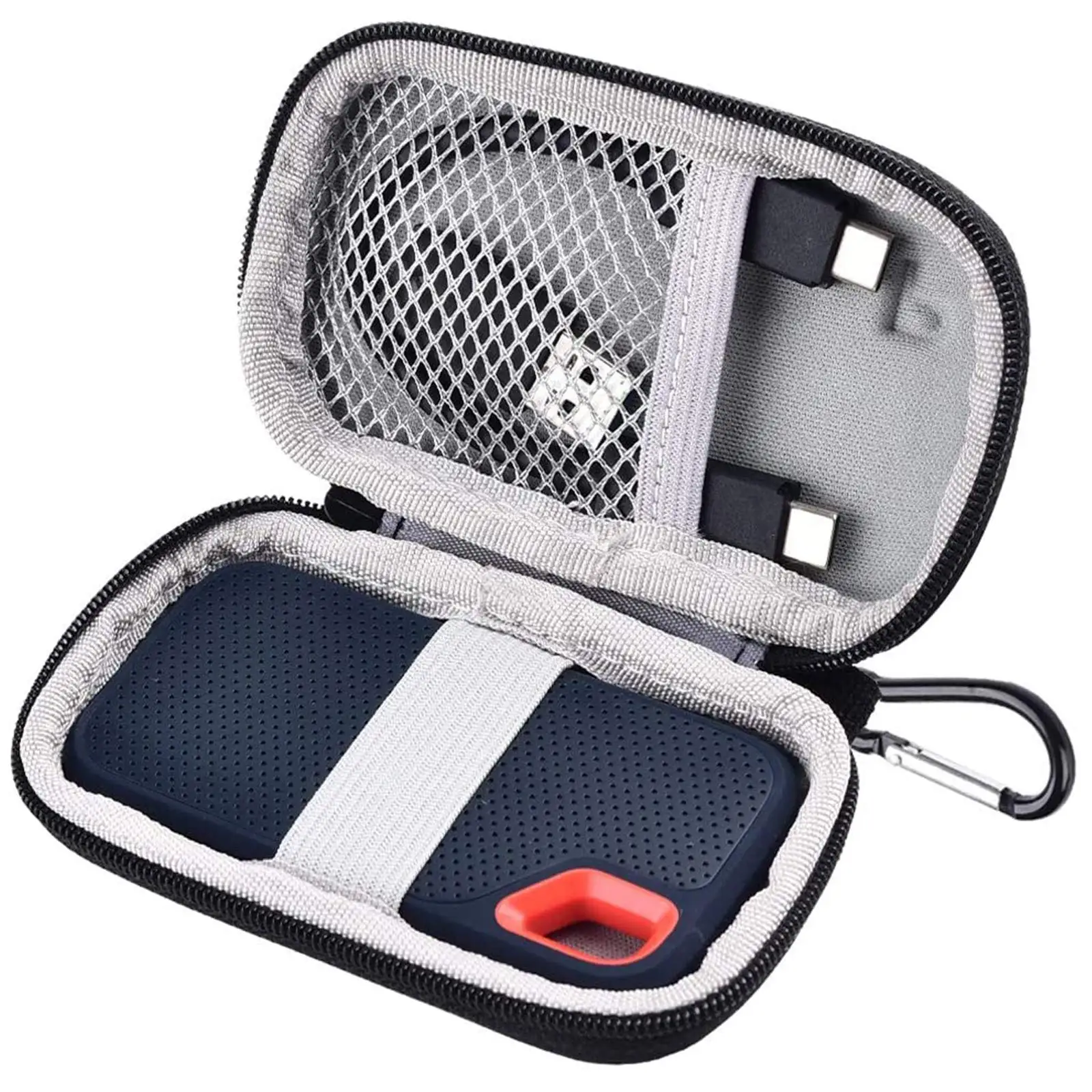 Schutzhülle kompatibel für SanDisk 1 TB 2 TB 500 GB / für SanDisk PRO Extreme Portable SSD, externe Solid-State-Festplatten-Speicherhalter Image