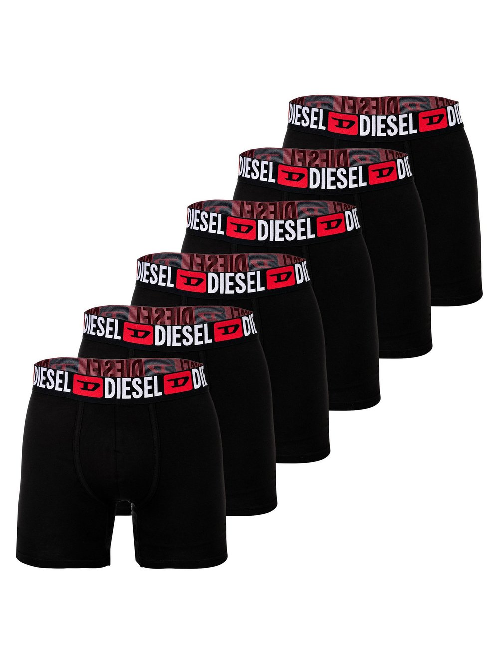 Diesel Boxershort 6er Pack Herren schwarz, XXL Image