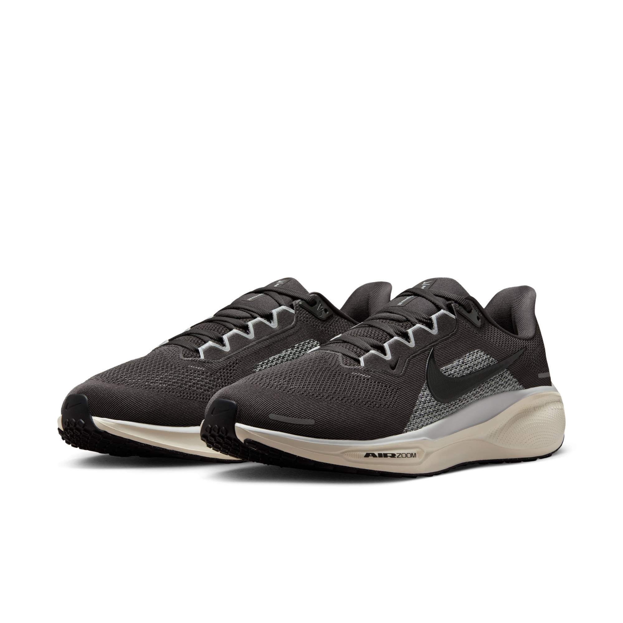 Laufschuh NIKE "AIR ZOOM PEGASUS 41", Herren, Gr. 47,5, medium ash, schwarz, pure platinum, Schuhe Laufschuh, Topseller