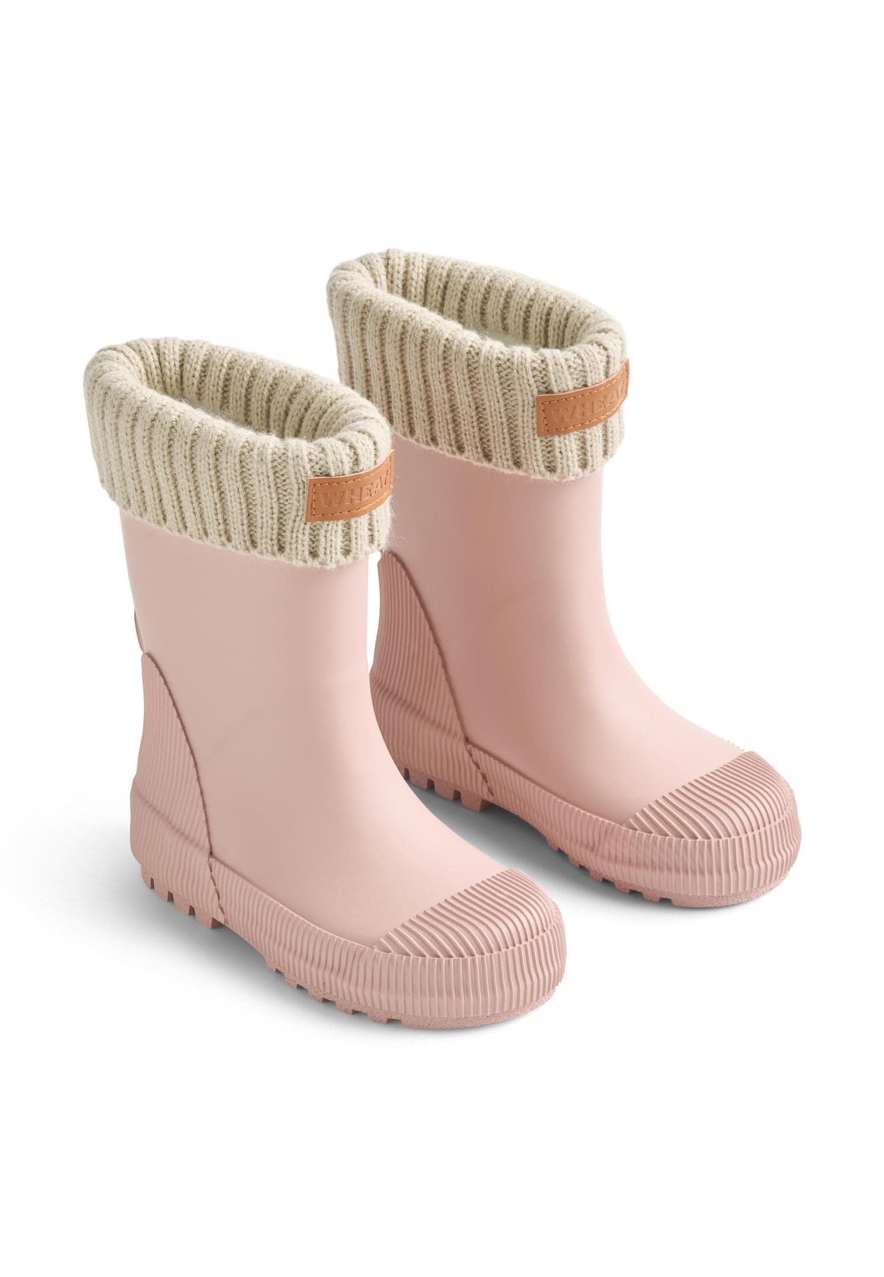 Stiefel WHEAT "WHEAT Rubber Boot Thermo Wader", Damen, Gr. 26, rose powder, unifarben, Schuhe Stiefel