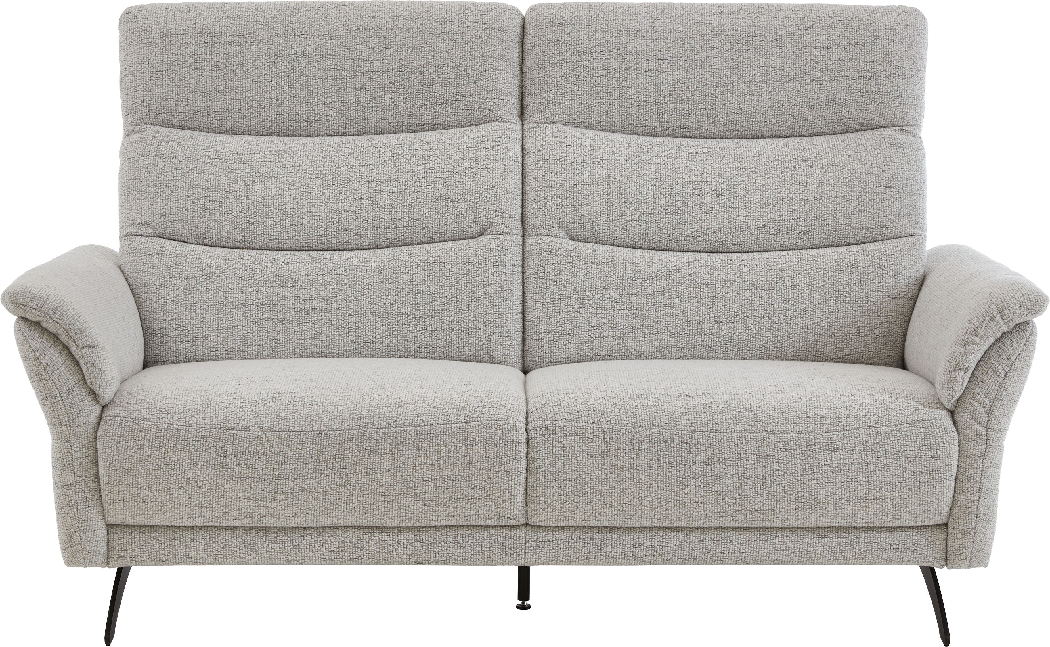 2,5-Sitzer HOME AFFAIRE "Aventis Sofa, Tonnentaschenfederkern, Breite 184 cm", silber, B:184cm H:108cm T:96cm, 76% Polyacryl, 24% Polyester, Sofas, inkl. ergonomische Lehne, echter Rücken & saugroboterfreundliche Kufen