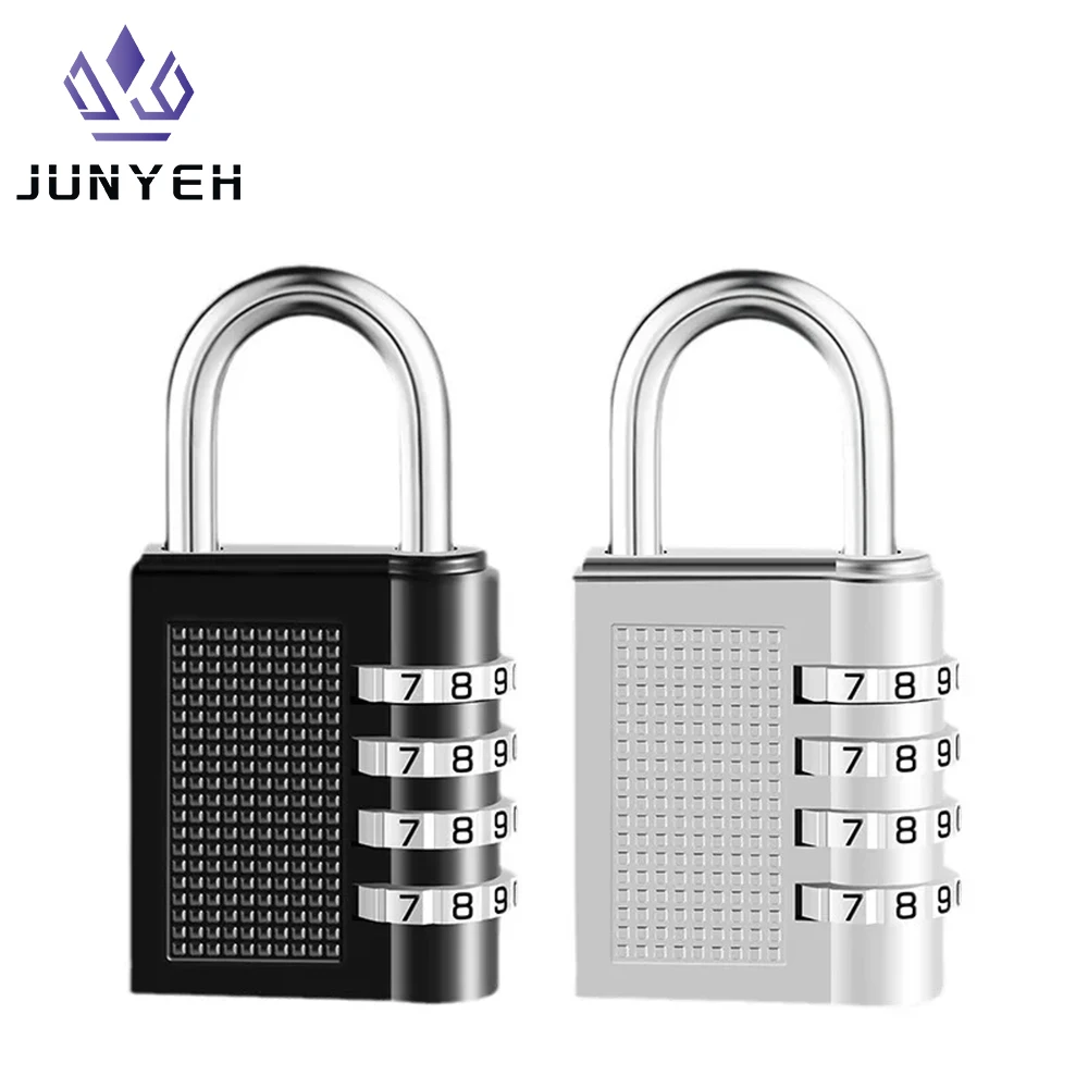 Nouveau métal 4 chiffres Code serrure extérieure étanche cadenas valise bagages Code serrure maison casier Code cadenas salle serrure de sécurité