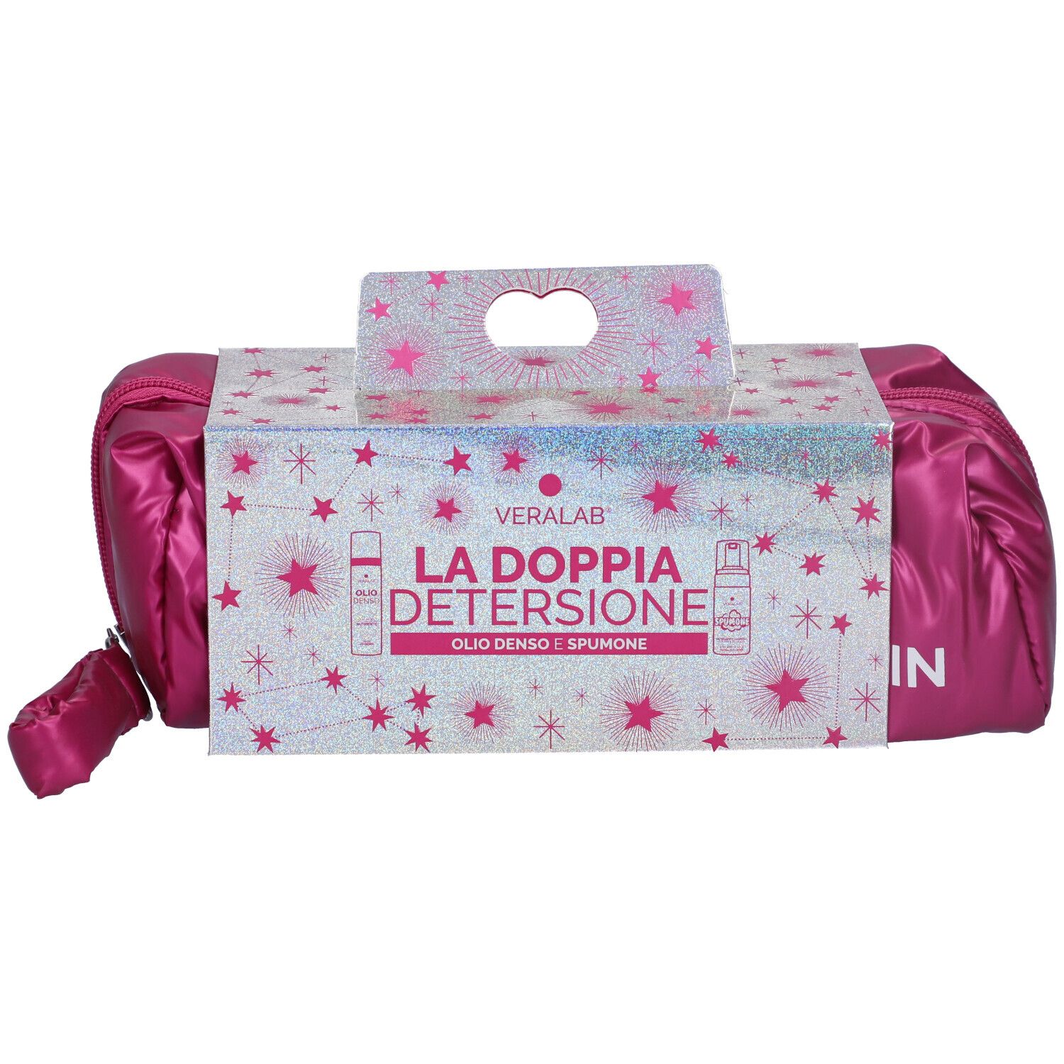 Veralab Kit La Doppia Detersione Olio Denso + Spumone Pouch 1 pz Set