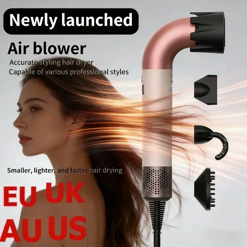 Professioneller blattloser Haartrockner – Negativ-Ionen-Haarstyling-Werkzeug, elektrischer Trockner mit konstanter Anion für die Pflege in Salonqualität Image