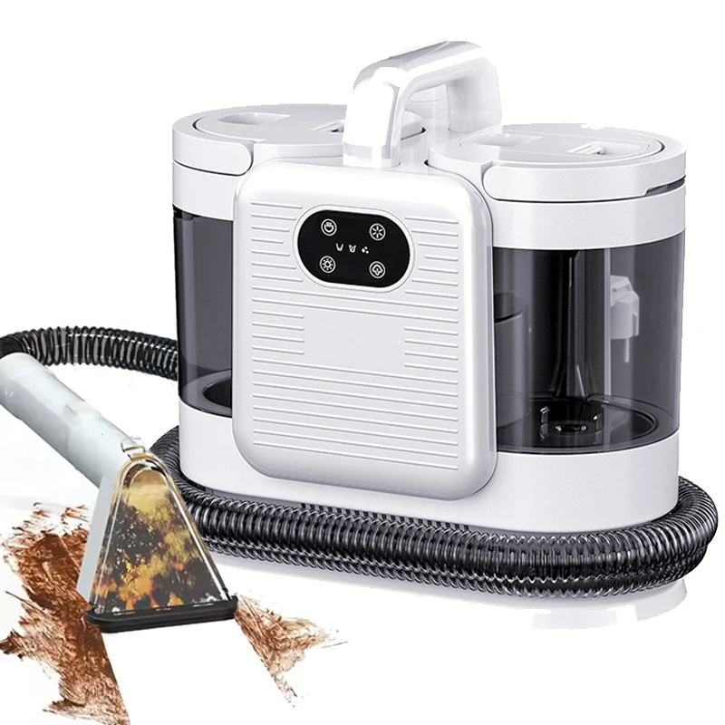 C988 1650 W Dampfpolster-Reinigungsspray-Maschine, 15 kPa Saug-Teppichreiniger, handgehaltenes Smart-Home-Gerät für die Reinigung von Schlafsofas Image