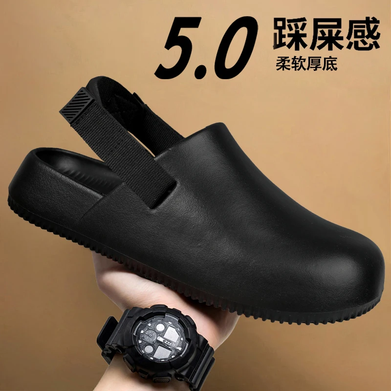 Freizeitschuhe EVA Sandale Herren rutschfeste Hausschuhe Mule Schuhe Bequeme atmungsaktive Slip-On Lazy Shoes Erwachsene Outdoor Hausschuhe