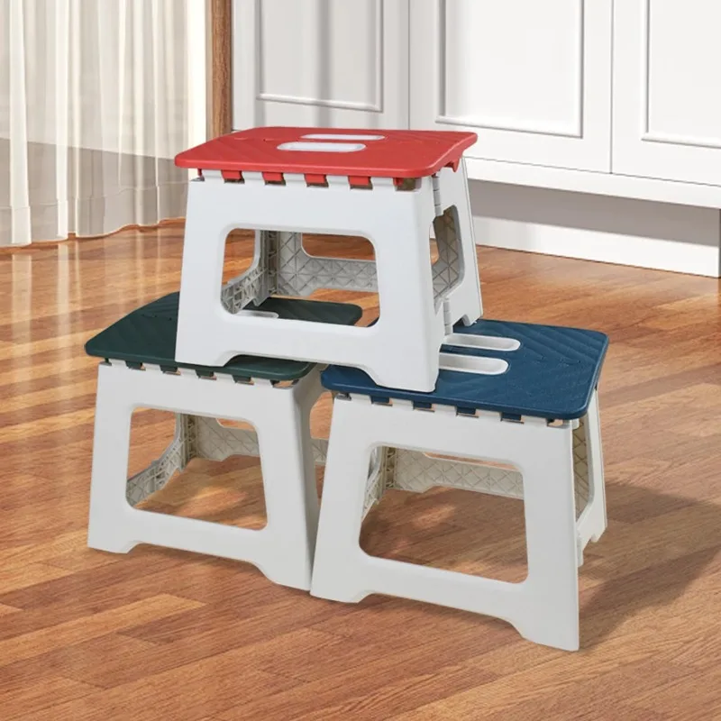 Erwachsene Kinder tragbare Klapp hocker verdickt Kunststoff Sattels tuhl Outdoor Klapp Camping Hocker Wandern Travl Klappstuhl Image