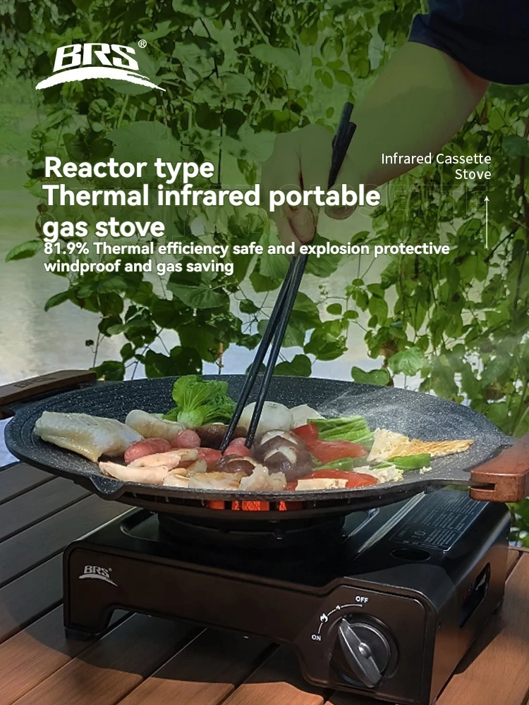BRS-K006 Outdoor Infrarot Gasherd Koreanische BBQ Grill Haushalt Camping Outdoor Infrarot Gasherd Koreanische BBQ Grill Haushalt Cam Image