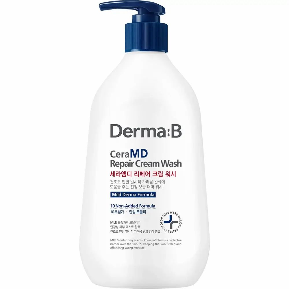 DERMA:B CeraMD Latte detergente riparatore cremoso 400 ml Crema