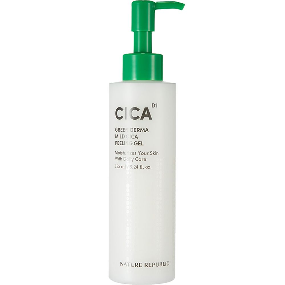 NATURE REPUBLIC Green Derma Mild Cica Peeling Gel – delicato con 155 m