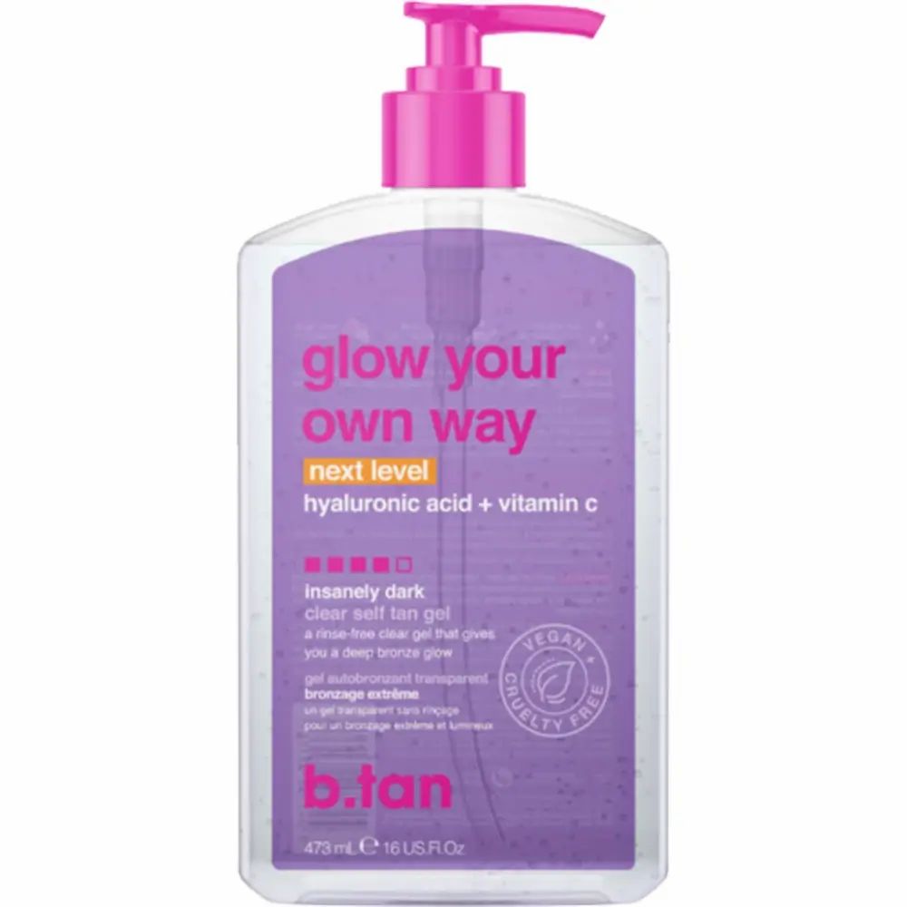 B.tan Glow Your Own Way Next Level – Lozione abbronzante intensiva 473