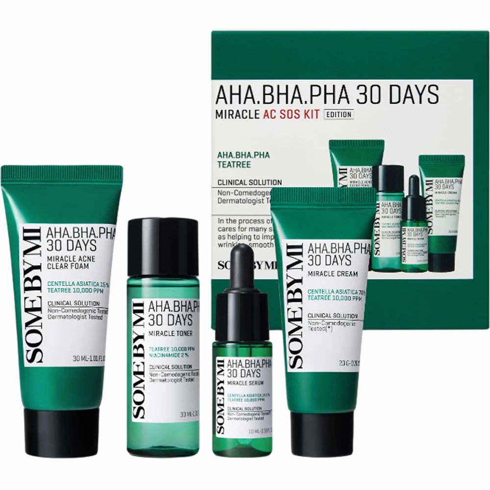 SOME BY MI AHA-BHA-PHA 30 Days Miracle AC S.O.S Kit trattamento intens