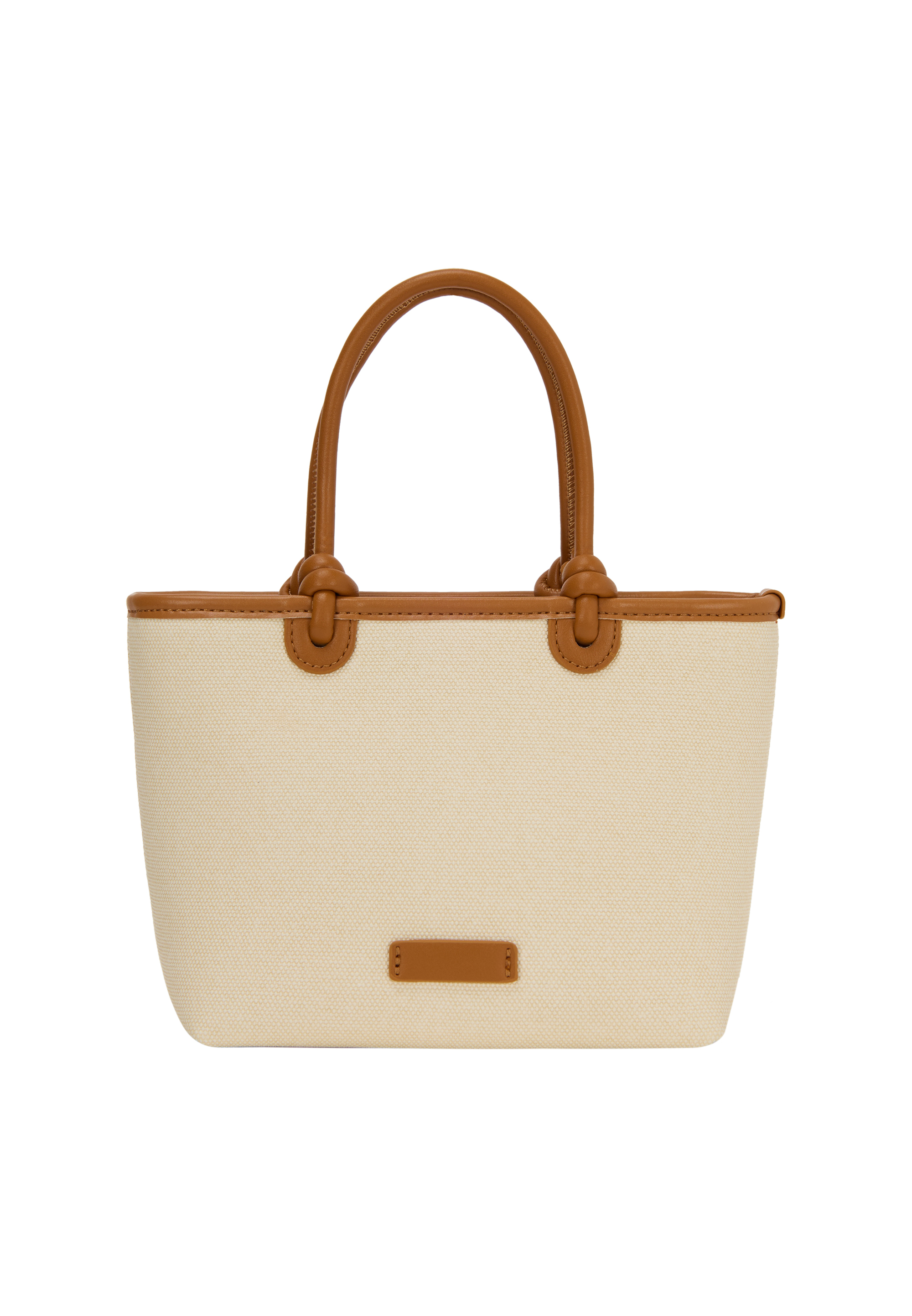 usha Einkaufstasche Einkaufstasche Frauen Weiß Braun Image