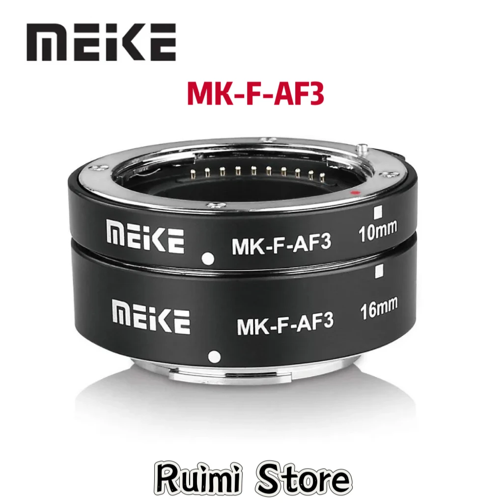 Meike Metall Autofokus Makro-Verlängerungsrohrring für Sony E-Mount/für Fuji X-Mount/für M4/3 Mount XT3 XT30 XT4 A7 A7III A6000 Image