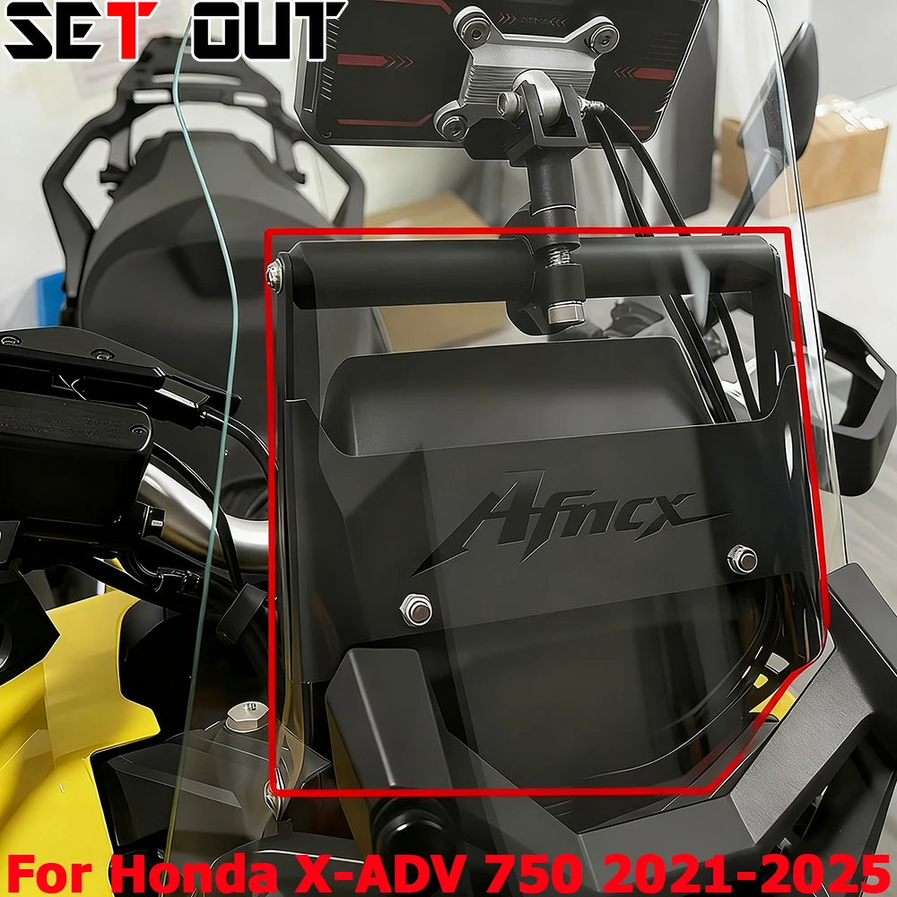Per Honda X-ADV 750 2021-2025 Accessori Moto Staffa di Navigazione GPS XADV750 Supporto Del Telefono con Piastra di Supporto 12/22 MILLIMETRI