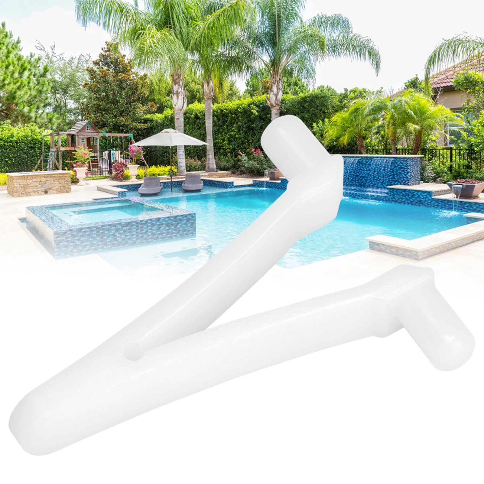 Pool Supply Butterfly V Clip für Pool Spa Brush Leaf Rake Leaf Skimmer Vacuum Head Pool Skimmer V Clips Butterfly Clip Image