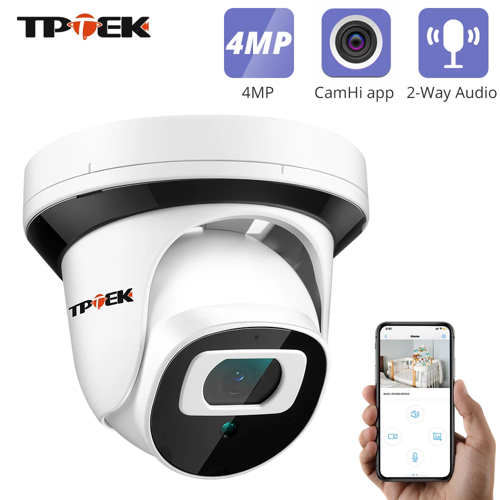 4MP IP Wifi Kamera Wi-Fi 2MP 1080P Überwachungskamera Indoor Hause Zwei-wege Audio Drahtlose Sicherheit Camara 2,8mm Video CamHi Cam Image