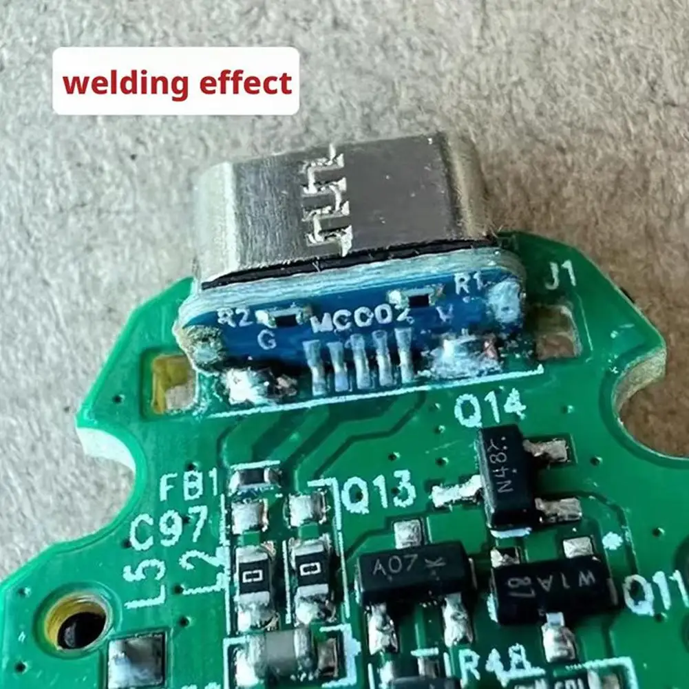 FMC002/MC002 M85k USB Stecker Typ C Weibliche Jack 5Pin SMD SMT Typ-C Buchse Lade Port für PCB Löten DIY Reparatur Adapter Image