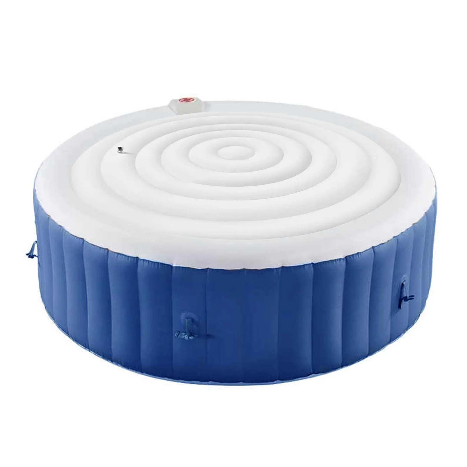 4,5 Fuß aufblasbare Whirlpool abdeckung faltbarer Energie spar deckel für runde aufblasbare Whirlpools im Freien Image