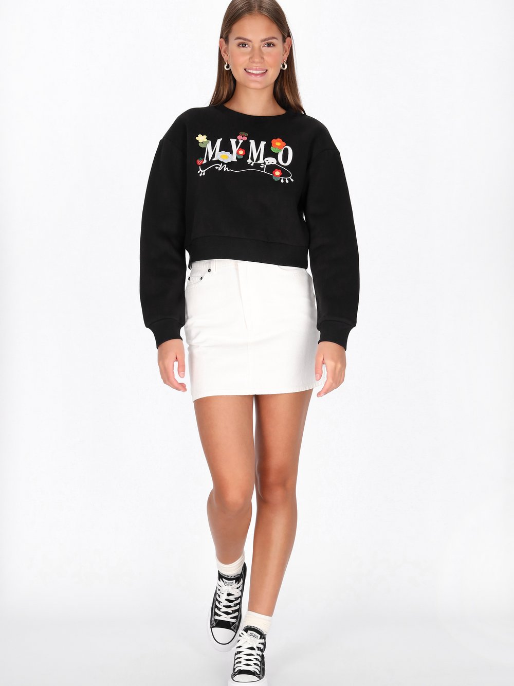 MyMo Sweatshirt Damen schwarz, M Image