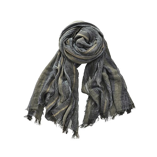 Herrenschal aus Baumwoll-Leinen, leicht und weich, in verschiedenen Farben erhältlich, perfekt für legere und formelle Anlässe. Image