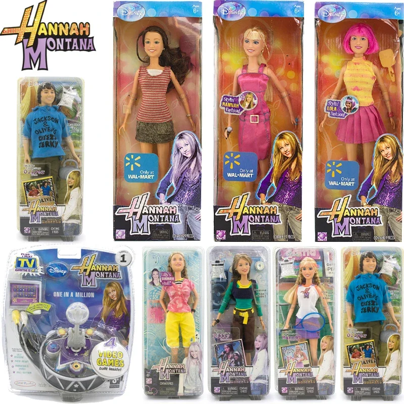 Original Hannah Montana Puppe Miley Stewart Modell Mode Kawaii Anime Anime Figur Sammlungen Geburtstag Geschenke für Mädchen Set Spielzeug Image