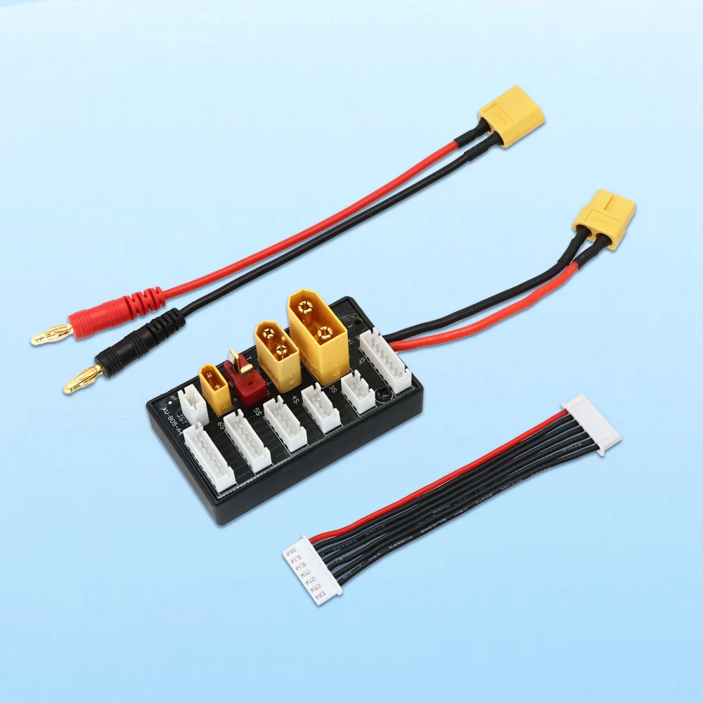 XT30 XT60 XT90 JST T-Anschluss Lipo-Akku-Ladegerätplatine 2-6S Ladeplatine für Imax B6 B6AC IDST Q6 Lite Balance-Ladegerät Image