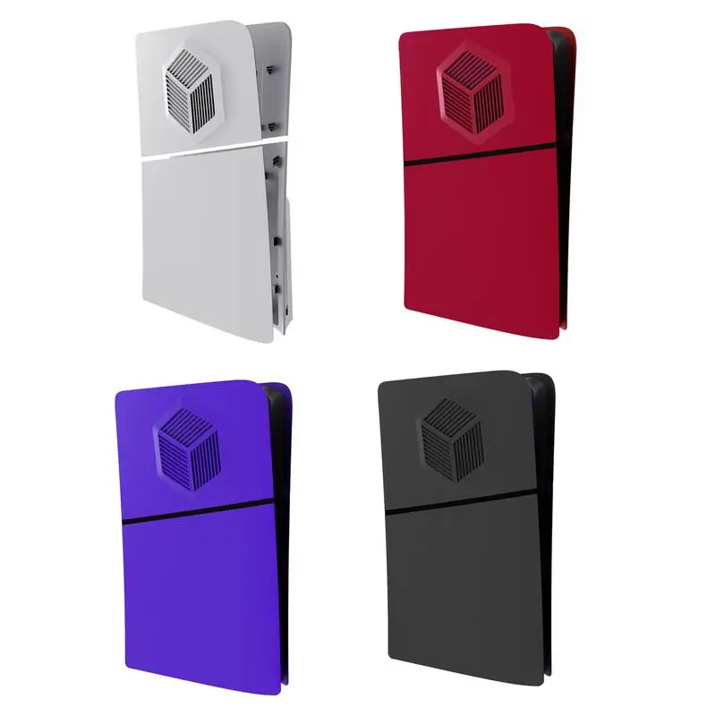 Für ps5 schlanke Frontplatte Konsolen abdeckung benutzer definierte Ersatz Seitens chale staub dichte PC-Hülle für Playstation 5 schlankes Zubehör Image