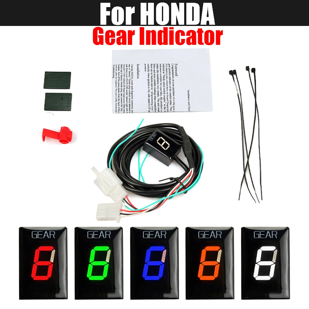 Indicatore di marcia del motociclo misuratore di visualizzazione dell'ingranaggio per HONDA CBR 600 CBR600 F3 F4 F4i FS CBR900RR CBR 900 RR 919 RR CBR 919RR CBR919RR