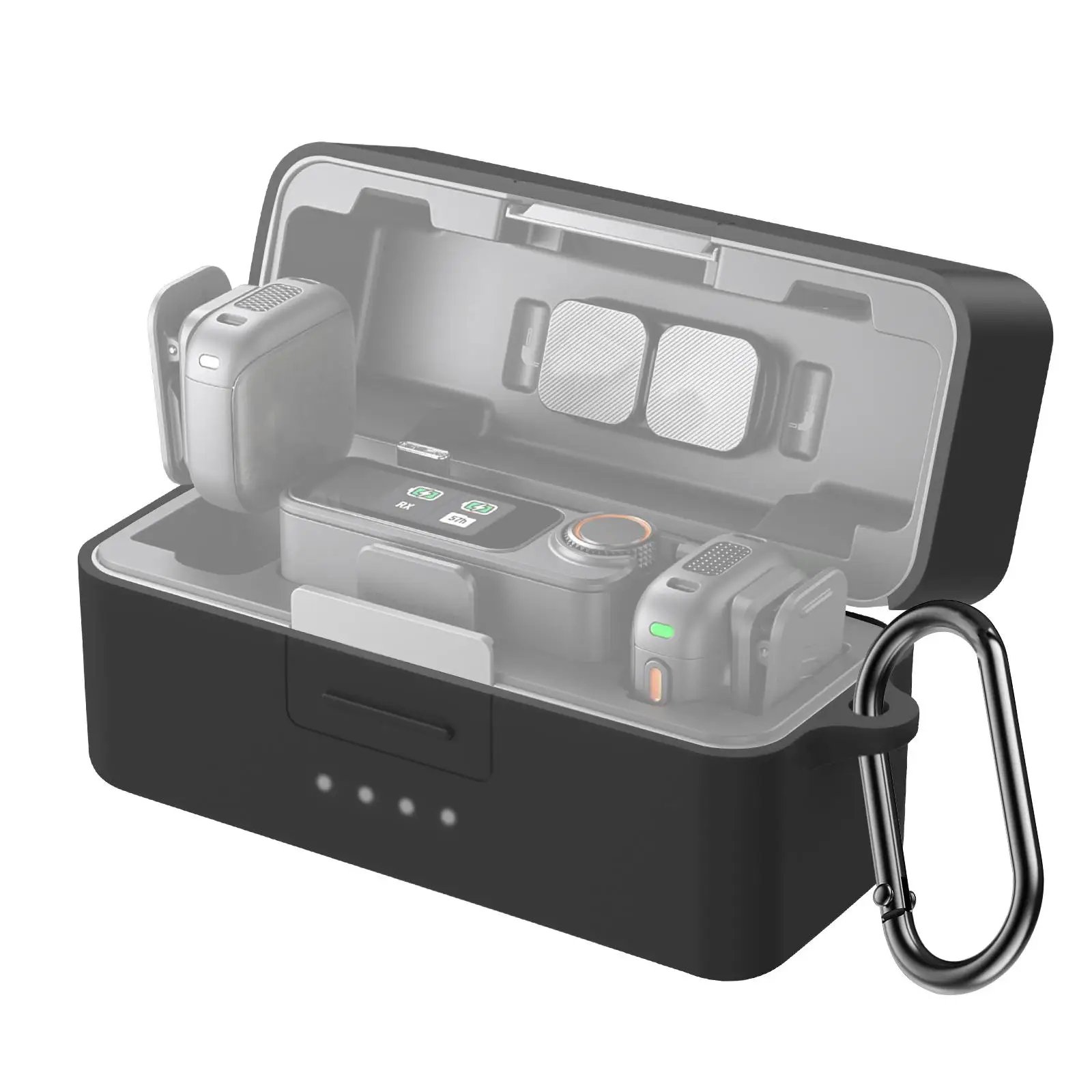 PULUZ Für DJI Mic 3, Ladehülle, Sport-Action-Kamera-Zubehör, Silikon, kratzfest, schützende Ladeabdeckung Image