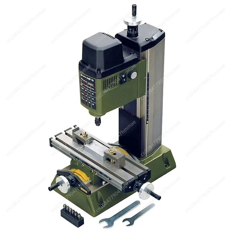 220V 100W Mini Fräsmaschine MF70 Tischbohrmaschine Holzbearbeitung Drehmaschine Fenster Image