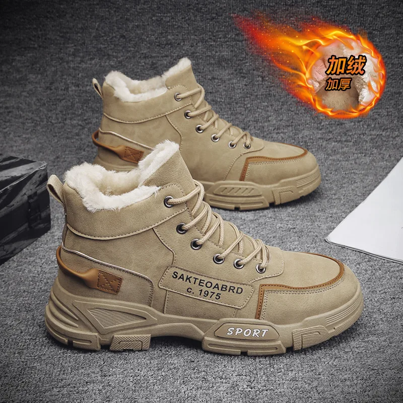Männer Stiefel männer Winter Schuhe Mode Schnee Stiefel Schuhe Plus Größe Winter Turnschuhe Knöchel Männer Schuhe Winter Stiefel Schwarz blau Schuhe